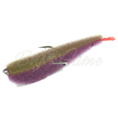 Поролоновая рыбка LEX Zander Fish 9 PLB (фиолетовое тело / салатовая спина / красный хвост) фото 1