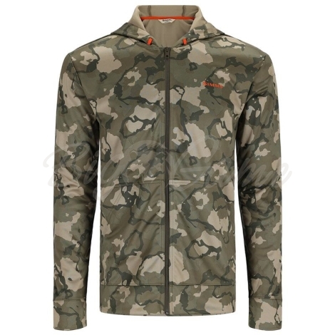 Толстовка SIMMS Challenger Hoody - Full Zip '21 цвет Regiment Camo Olive Drab фото 1