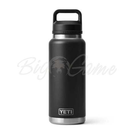 Термос YETI Rambler Bottle Chug Cap 760 цвет Black фото 5