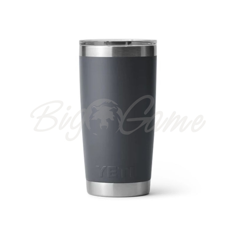 Термокружка YETI Rambler Tumbler 591 цвет Charcoal фото 2