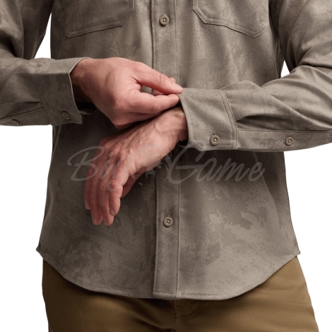 Куртка SITKA Bridger Camo LS Flannel цвет Oak Camo фото 5