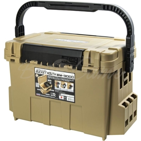 Ящик рыболовный MEIHO BM-9000 Bucket Mouth цвет желтый фото 1