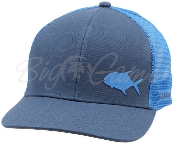 Кепка SIMMS Payoff Trucker цвет Permit Blue Depths фото 1