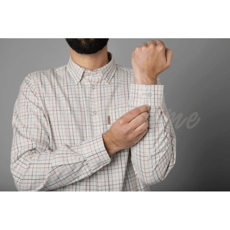 Рубашка HARKILA Retrieve Shirt цвет Bloodstone W / White фото 2