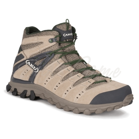 Ботинки треккинговые AKU Alterra Lite Mid GTX цвет Sand / Green фото 1