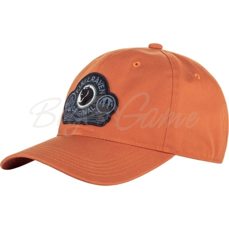 Кепка FJALLRAVEN Classic Badge Cap цвет Terracotta Brown фото 1