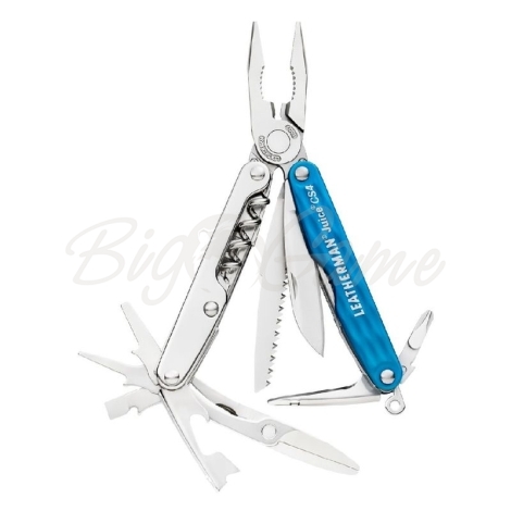 Мультитул LEATHERMAN Juice CS4 цв. голубой фото 1