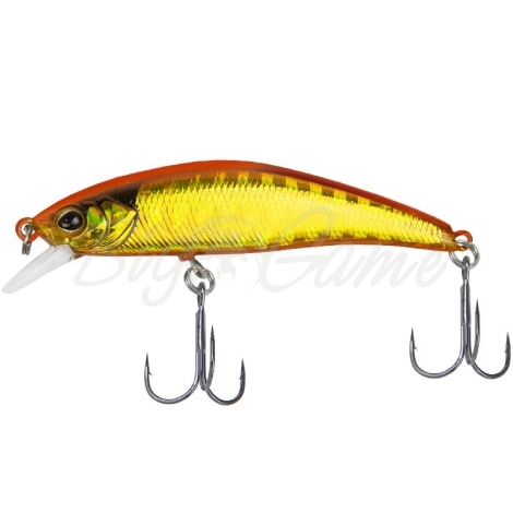 Воблер JACKALL TIMON Tricoroll Ryushin 53HW цв. sight red & gold фото 2