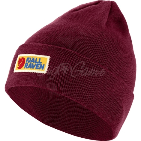 Шапка FJALLRAVEN Vardag Classic Beanie цвет Bordeaux Red фото 1