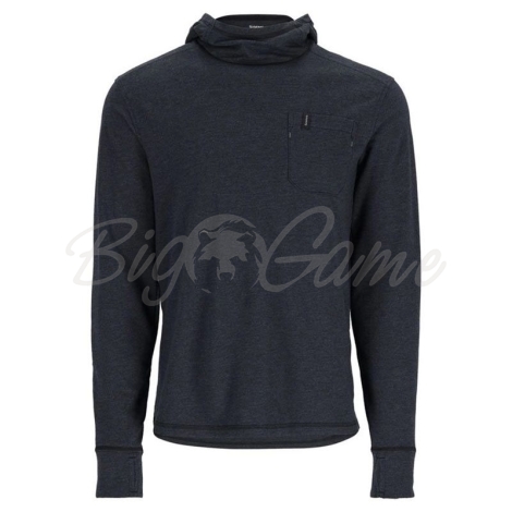 Термокофта SIMMS Henry's Fork Crew цвет Black Heather фото 1