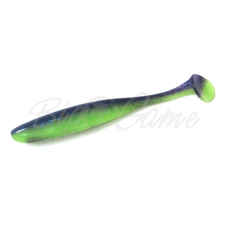 Виброхвост KEITECH Easy Shiner 3,5" (7 шт.) цв. PAL #06 Violet Lime Belly фото 1