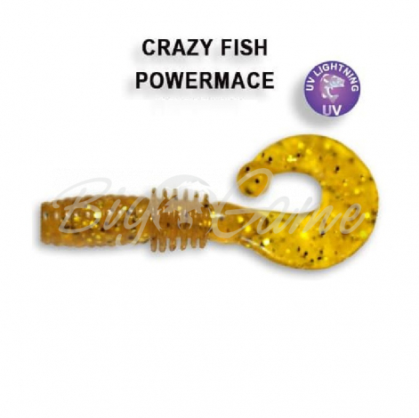 Твистер CRAZY FISH Power Mace 1,6" (8 шт.) зап. анис, код цв. 9 фото 1
