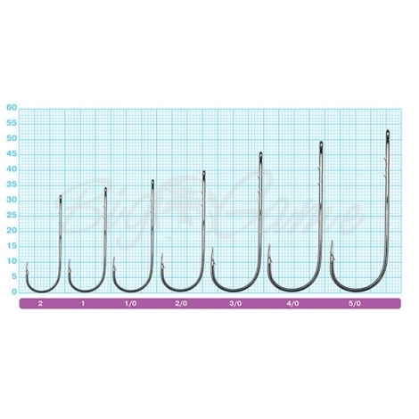 Крючок одинарный OWNER 5100-01 (6 шт.) код цв. BC фото 2