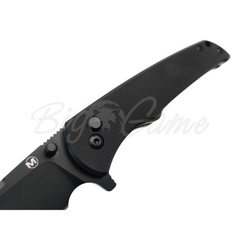 Нож складной полуавтоматический BOKER Blackjay сталь 440A рукоять Стеклотекстолит G10 цв. Черный фото 5