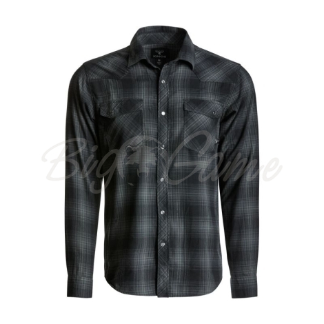 Рубашка KING'S Western Snap Flannel цвет Western Charcoal Plaid фото 1