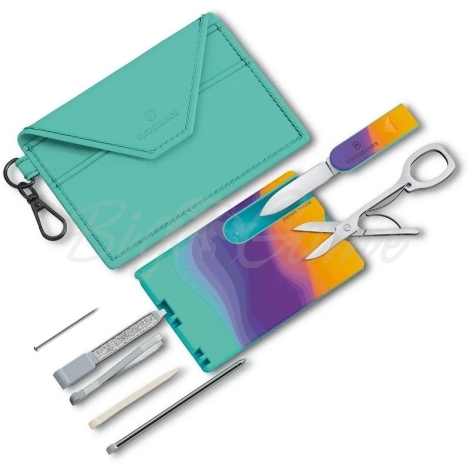 Швейцарская карточка VICTORINOX Swiss Card Classic Sydney Style 10 функций цв. Ассорти (в подарочной уп.) фото 3 Швейцарская карточка VICTORINOX Swiss Card Classic Sydney Style 10 функций цв. Ассорти (в подарочной уп.) фото 3