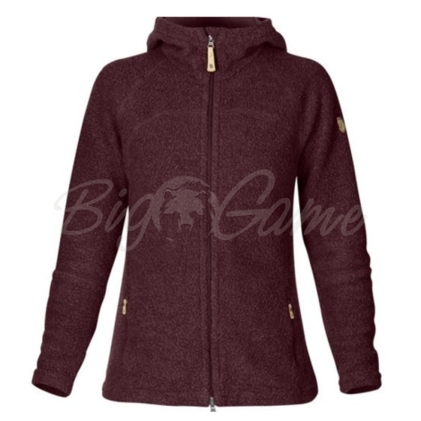 Толстовка FJALLRAVEN Kaitum Fleece W цвет Dark Grey фото 2