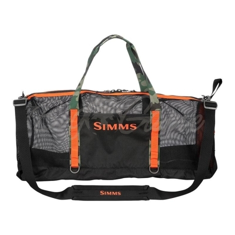 Сумка рыболовная SIMMS Challenger Mesh Duffel 2025 60 л цвет Black фото 1