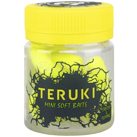 Червь TERUKI Roy 6,5 см (7 шт.) зап. сыр цв. Chartreuse фото 3