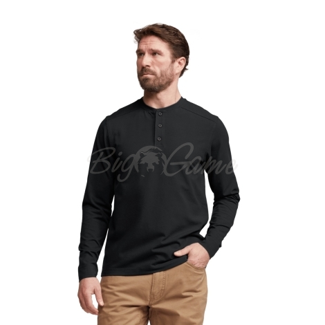 Лонгслив SITKA Foothills LS Henley цвет Black фото 5