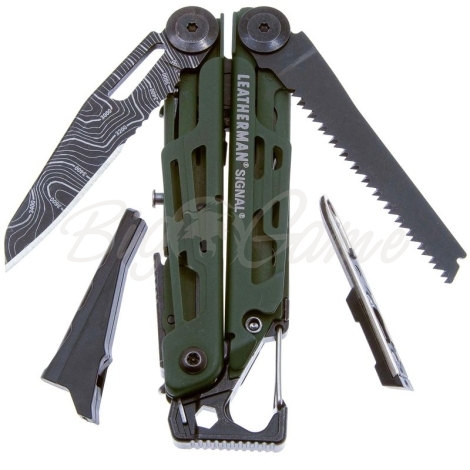 Мультитул LEATHERMAN Signal (19 инструментов) цв. Green фото 6