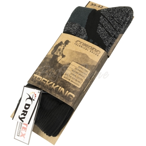 Носки COMODO Trekking цвет Black / Black фото 2