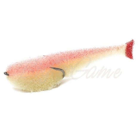 Поролоновая рыбка LEX Classic Fish CD UV 7 WPNB (белое тело / розовая спина / красный хвост) фото 1