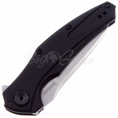 Нож складной KERSHAW Bareknuckle сталь CPM 20CV рукоять алюминий 6061-T6 цв. Black фото 3