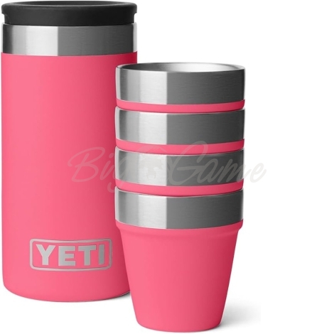 Набор рюмок YETI Shot Glasses & Case цв. Tropical Pink фото 1