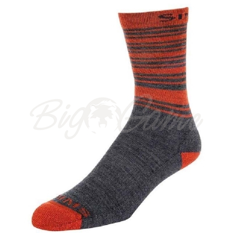 Носки SIMMS Merino Lightweight Hiker Sock цвет Carbon фото 2