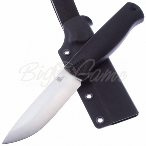Нож OWL KNIFE Hoot сталь M398 рукоять G10 черная фото 3