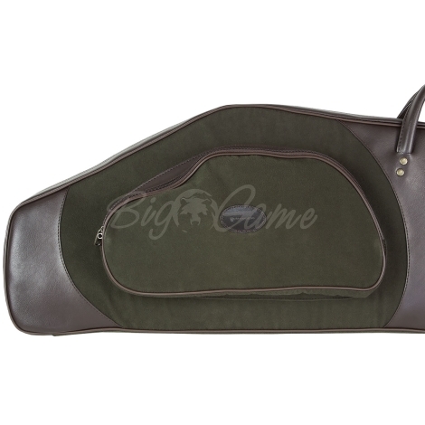 Чехол для ружья MAREMMANO GR 407 Cordura And Leather Rifle Slip цвет Зеленый / коричневый фото 4