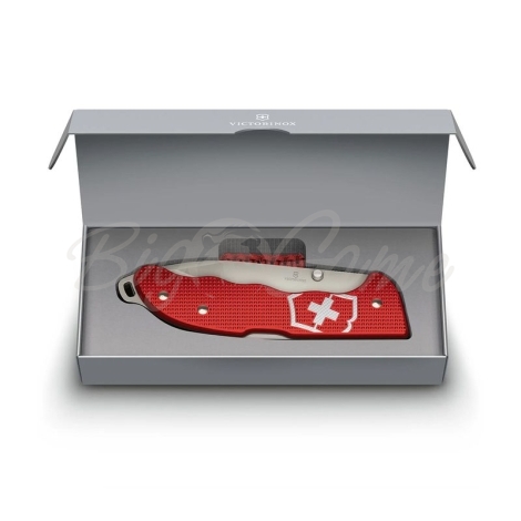 Нож складной полуавтоматический VICTORINOX  Evoke Alox сталь 1.4116 рукоять Алюминий цв. Красный фото 2