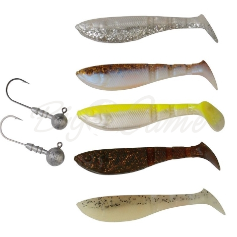 Набор приманок SAVAGE GEAR LB Pro 4Play Shad Kit 7,2 см (5 + 2 шт.) фото 1