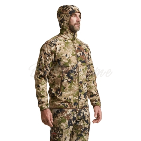 Толстовка SITKA Alpha Fleece Hooded Jacket цвет Optifade Subalpine фото 7