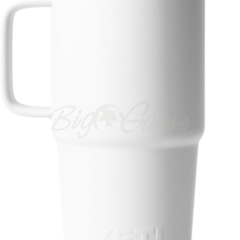 Термокружка YETI Rambler Travel Mug w/Magslider Lid 591 цвет White фото 2