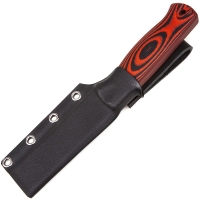 Нож OWL KNIFE Hoot сталь S125V рукоять G10 черно-красн превью 2
