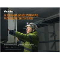 Фонарь налобный FENIX HP25R V2.0 цвет черный превью 3