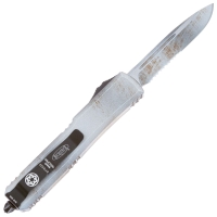 Нож автоматический MICROTECH Ultratech S/E сталь M390, рукоять алюминий цв. Белый превью 4