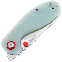 Нож складной полуавтоматический CJRB Maileah сталь AR-RPM9 рукоять стеклотекстолит G10 цв. Серый превью 3