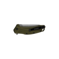 Нож складной KERSHAW Link  клинок CPM 20CV/stonewash,рукоять алюминий, цв. Олива превью 3