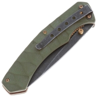Нож складной полуавтоматический BOKER Iguanodon сталь 440А рукоять Стеклотекстолит G10 цв. Зеленый превью 4