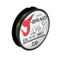 Плетенка DAIWA J-Braid X8 300 м цв. зеленый 0,28 мм