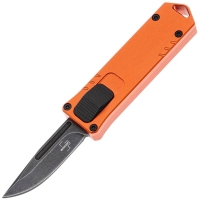 Нож складной BOKER USB OTF Orange сталь D2 рукоять Алюминий цв. Оранжевый превью 1