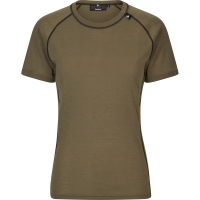 Футболка SEELAND Apex Aia Merino T-shirt Women цвет Covert Green