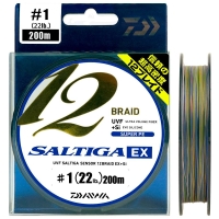 Плетенка Daiwa UVF Saltiga Sensor 12 Braid EX+Si многоцветный 200 м #1