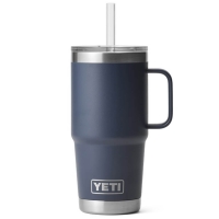 Термокружка YETI Rambler Straw Mug 710 цвет Navy