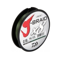 Плетенка DAIWA J-Braid X8 300 м цв. зеленый 0,24 мм