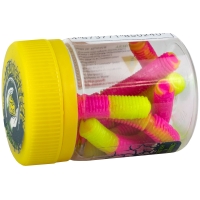Червь TERUKI Roy 6,5 см (7 шт.) зап. сыр цв. Pink/Chartreuse превью 2
