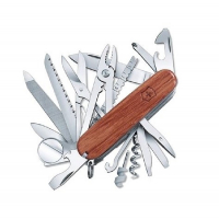 Нож VICTORINOX SwissChamp Wood 91мм 29 функций цв. орех (дерево)